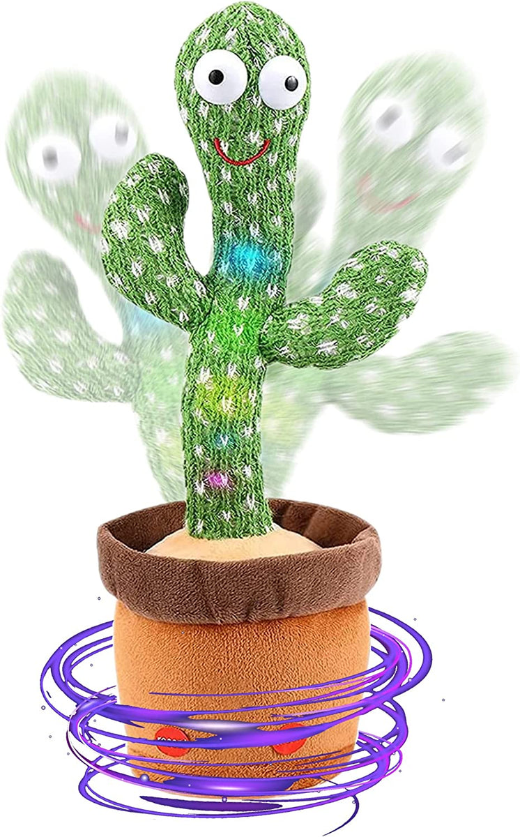 Juguete Didáctico Cactus Bailarín con Luces y Sonido 